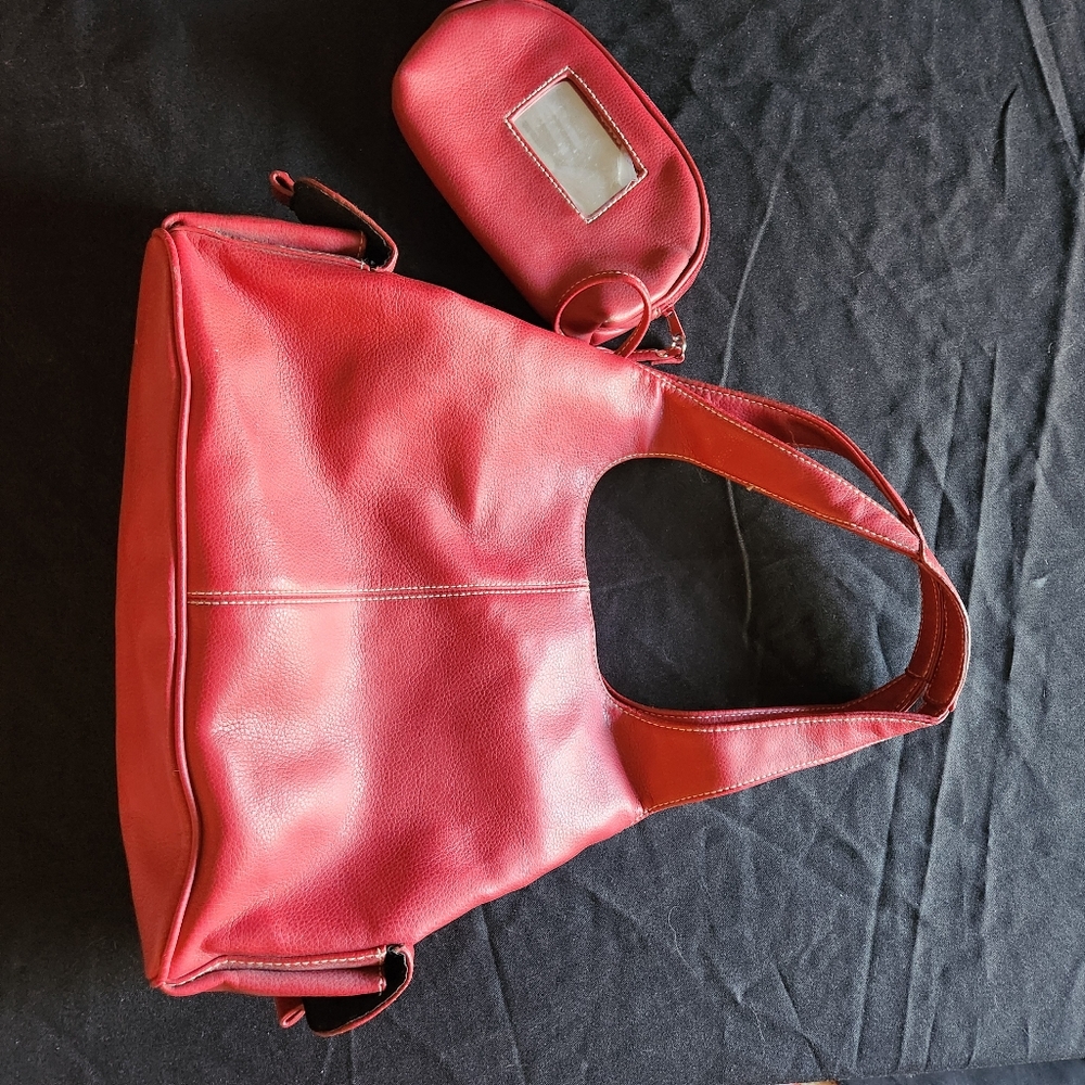 St.Johns Bay 3 Pocket Red Purse.